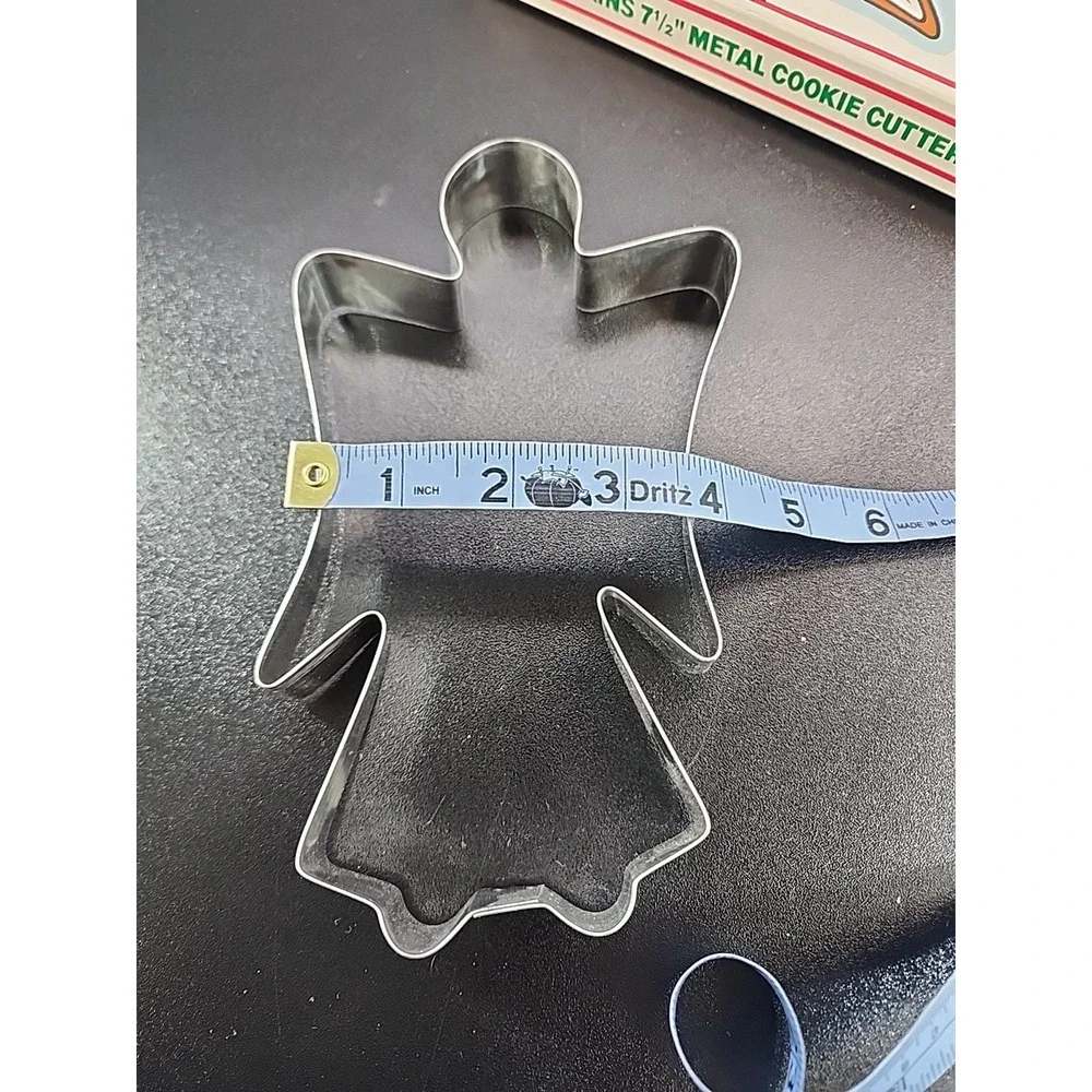 Fox Run Vintage Metal Angel Cookie Cutter 1987 7.5